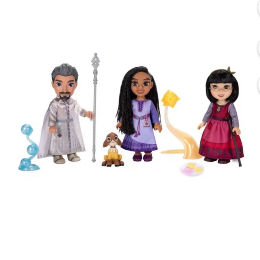 Disney 100 Wish 6” Asha Dahlia & Magnifico Petite Doll Gift Set - Picture 3 of 3